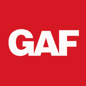 GAF roofing products logo
